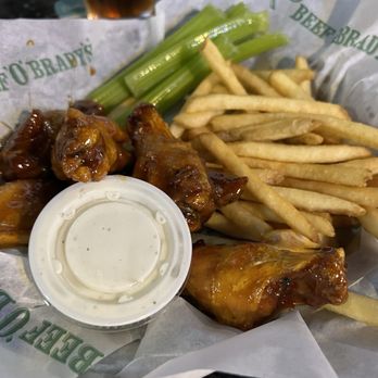 Beef 'O' Brady's - Wings & fries special. - Sports Bars Near Me - Punta Gorda, Florida