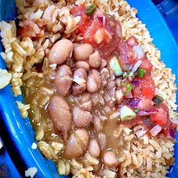 Tacos el Patron - Beans, rice and salsa - Tacos Near Me - Cypress, Texas