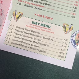 Diet Menu!