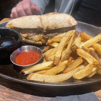 The Stokin' Goat - French Dip Baguette - New American Near Me - Omaha, Nebraska The Stokin' Goat - French Dip Baguette - New American Near Me - Omaha, Nebraska