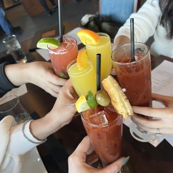 ZEST bar+grille - Watermelon mimosa, 2 mimosas, 2 bloody mary's (extra spicy) BONUS comes with a little grilled cheese! - New American Near Me - Bethlehem, Pennsylvania ZEST bar+grille - Watermelon mimosa, 2 mimosas, 2 bloody mary's (extra spicy) BONUS comes with a little grilled cheese! - New American Near Me - Bethlehem, Pennsylvania