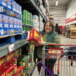 Adaptive Home Therapy - Me finally shopping in bjs on my own couldn't have done it without you, Liz