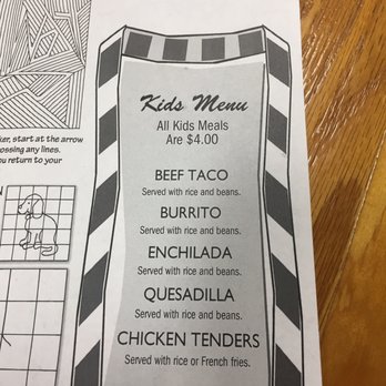 El Ranchito Jalisco - Kids menu - Mexican Near Me - Bartow, Florida