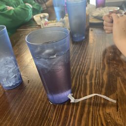 Drinks, full bellies after our huge meal Drinks, full bellies after our huge meal