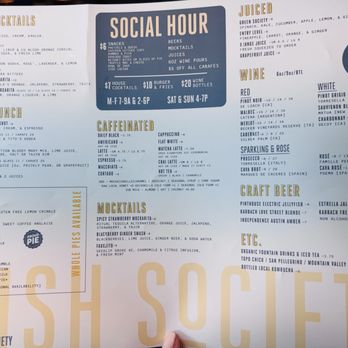Dish Society - Menu 7/2026 - Southern Near Me - Austin, Texas