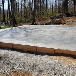 JD MASONRY - finished concrete slab for garage