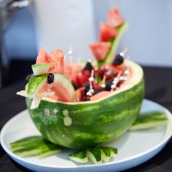 Heather Decker’s Custom Catering - Dinosaur fruit display