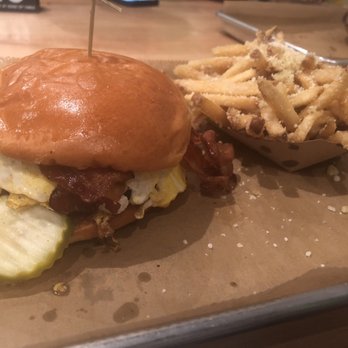 Big Buns - The Brunch Burger, Parmesan Truffle Fries - Burgers Near Me - Arlington, Virginia Big Buns - The Brunch Burger, Parmesan Truffle Fries - Burgers Near Me - Arlington, Virginia