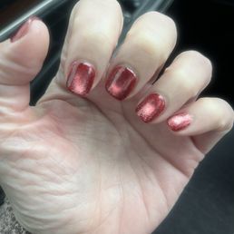 Cat's eyes structured gel nails! Cat's eyes structured gel nails!