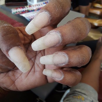 Rosie Nails - Work by Chris....natural nails - Nail Salons Near Me - Los Angeles, California