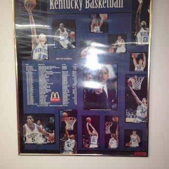 Becky's & Mary's Restaurant - Poster for 1997-1998 Kentucky Basketball team - Tubby Smith, a High Point native, was caoaching there at that time. - Soul Food Near Me - High Point, North Carolina