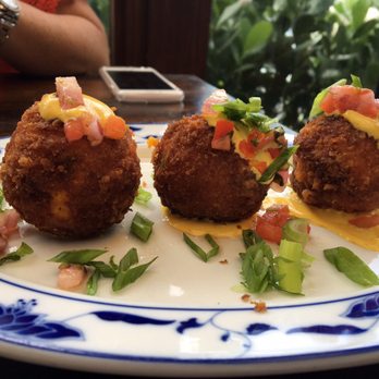 FINKA Table & Tap - Arroz con pollo fritters - Asian Fusion Near Me - Miami, Florida FINKA Table & Tap - Arroz con pollo fritters - Asian Fusion Near Me - Miami, Florida