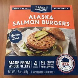 Trident Seafoods - Alaska Salmon Burgers