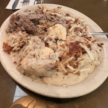 Summit Pancake House - Sausage biscuits and gravy - Breakfast & Brunch Near Me - Snoqualmie Pass, Washington Summit Pancake House - Sausage biscuits and gravy - Breakfast & Brunch Near Me - Snoqualmie Pass, Washington