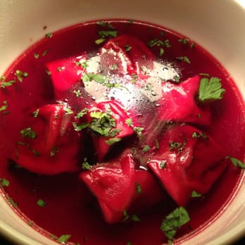 Starka - Beetroot soup with pierogi - Polish Near Me - Kraków, Massachusetts