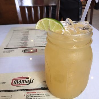Mama J's Kitchen - Mama J's own Margarita recipe and cake display. - Soul Food Near Me - Richmond, Virginia