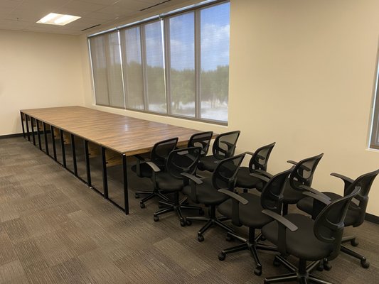 Small Office Build Out - Office Chairs & Desks - Masterwork Assembly completed a full office buildout for a commercial client in Austin. Every desk and chair was fully assembled, positioned, and ready for use within the same day. Full packaging breakdown and cleanup included. Zero mess left behind, the furniture is the only proof we were there. Small Office Build Out - Office Chairs & Desks - Masterwork Assembly completed a full office buildout for a commercial client in Austin. Every desk and chair was fully assembled, positioned, and ready for use within the same day. Full packaging breakdown and cleanup included. Zero mess left behind, the furniture is the only proof we were there.