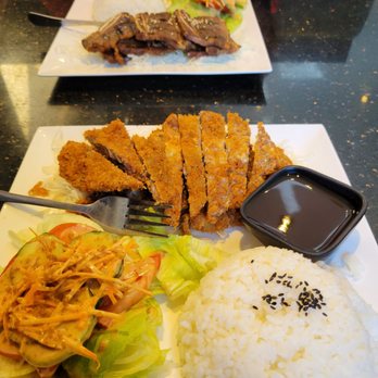 Fuumi - short rib plate $20.50....pork katsu plate $20.50..tea $2 - Sushi Bars Near Me - Burlingame, California Fuumi - short rib plate $20.50....pork katsu plate $20.50..tea $2 - Sushi Bars Near Me - Burlingame, California