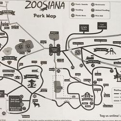 Zoosiana - Park map. These people weren't sharp enough to put this on their Web site.