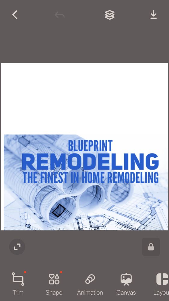Slide of Blue Print Remodeling