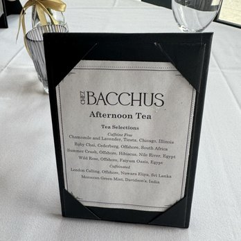 Chez Bacchus - Afternoon tea - New American Near Me - Long Beach, California Chez Bacchus - Afternoon tea - New American Near Me - Long Beach, California