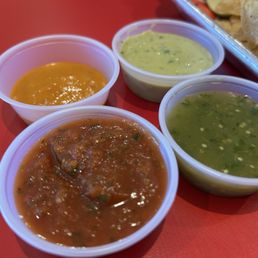 Salsa bar!