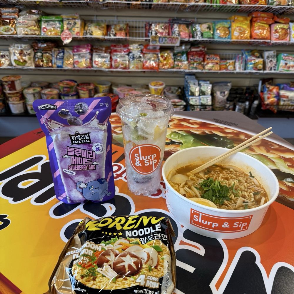 Slurp & Sip - DIY Ramen Noodles and pouch drink - Korean Near Me - Valencia, California Slurp & Sip - DIY Ramen Noodles and pouch drink - Korean Near Me - Valencia, California
