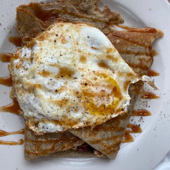 Bradbury's - Bacon, brussel sprouts, leeks, walnuts, cider reduction & fried egg - Coffee & Tea Near Me - Madison, Wisconsin Bradbury's - Bacon, brussel sprouts, leeks, walnuts, cider reduction & fried egg - Coffee & Tea Near Me - Madison, Wisconsin