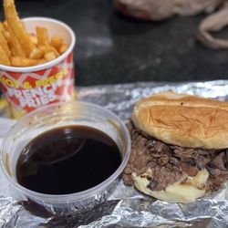 That Burger Place - French dip burger, and fries