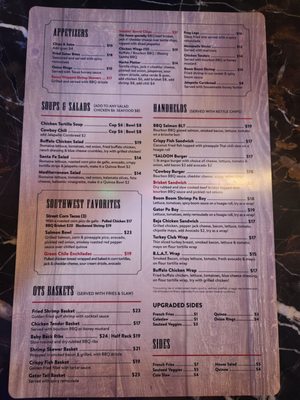 Menu photo 1 Old Town Saloon Naples, FL Menu photo 1 Old Town Saloon Naples, FL
