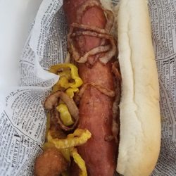 Pork-alligator sausage.