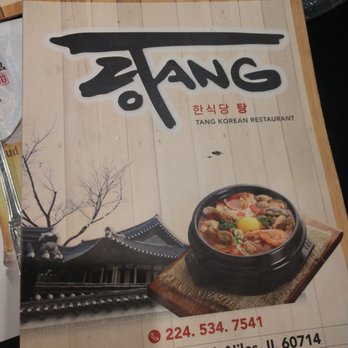 Tang Korean Restaurant - Menu title page - Korean Near Me - Niles, Illinois Tang Korean Restaurant - Menu title page - Korean Near Me - Niles, Illinois