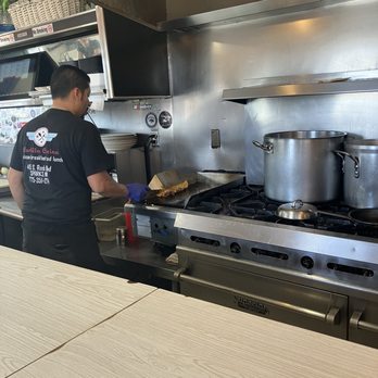 Carlillos Cocina - You can feel the heat in this seat!  It's like a teppanyaki grill! lol - Mexican Near Me - Sparks, Nevada