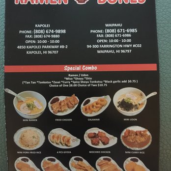 Ramen Bones - Noodles Near Me - Kapolei, Hawaii