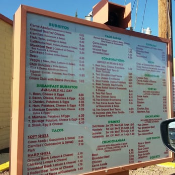 Paco's - Drive thru menu - Mexican Near Me - Tucson, Arizona Paco's - Drive thru menu - Mexican Near Me - Tucson, Arizona