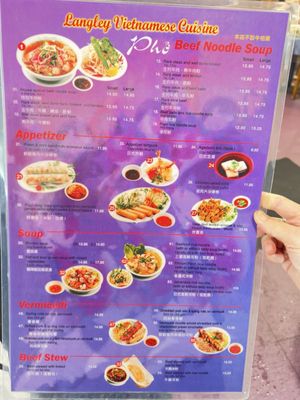 Menu photo 4 Langley Vietnamese Cuisine Langley, BC