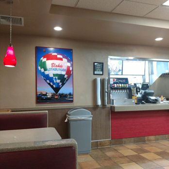 Blake's Lotaburger - Service counter and hot air balloon - Burgers Near Me - Albuquerque, New Mexico