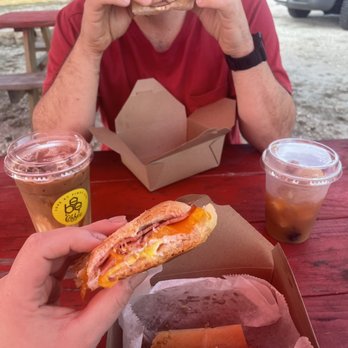Bee Coffee - Turkey bacon, egg and cheese on Cuban bread - Coffee & Tea Near Me - Land O Lakes, Florida