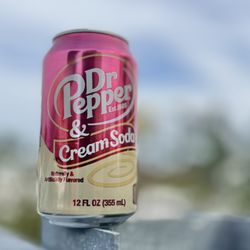Wawa - A single 12 ounce can of Dr Pepper and Cream Soda in the parking lot