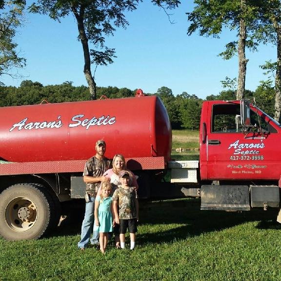 Slide of Aaron's Septic Pumping