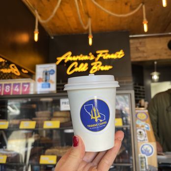 Trident Coffee - Flat white with oat milk - Coffee & Tea Near Me - Coronado, California Trident Coffee - Flat white with oat milk - Coffee & Tea Near Me - Coronado, California