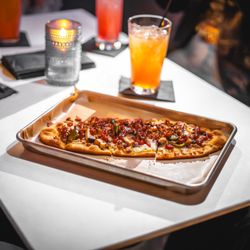 Sapphire Lounge - Eating with friends before a show in the entertainment district