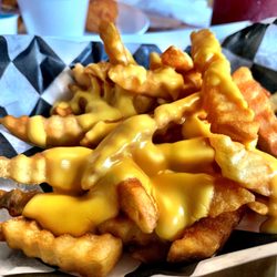 Pixley’s Pub and Grill - Cheese Fries.