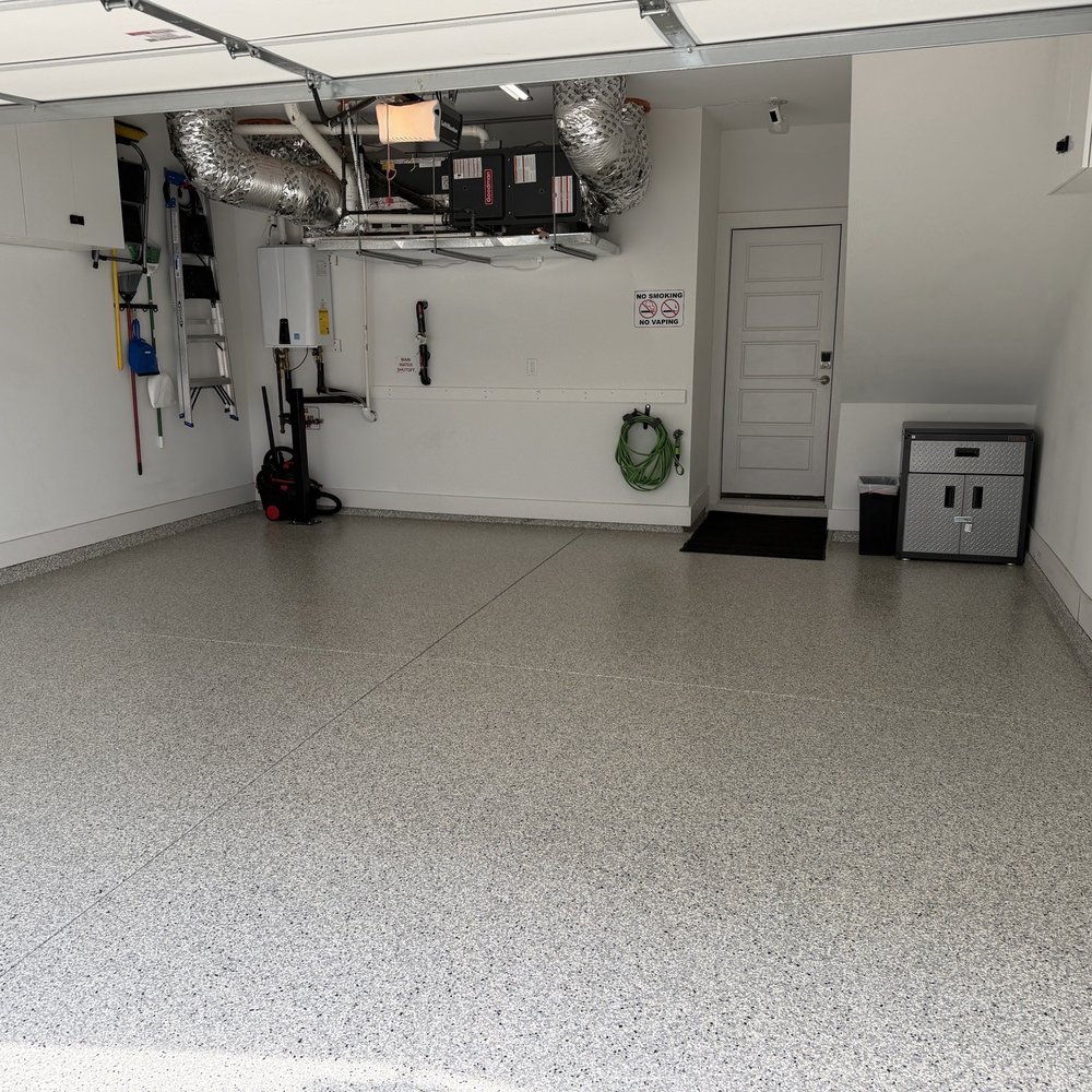 Garage Floor Coating TN - The "after" photo - Flooring Near Me