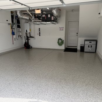 Garage Floor Coating TN - The "after" photo - Flooring Near Me