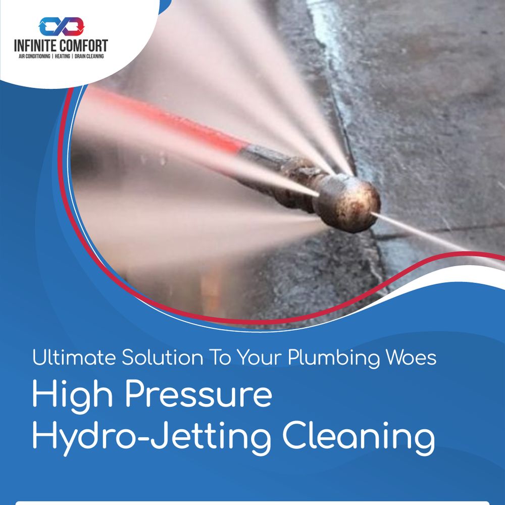 Slide of Infinite Comfort Heating, Cooling, & Drain Cleaning