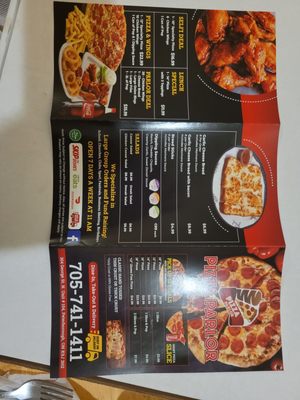 Menu photo 3 Pizza Parlor Peterborough, ON