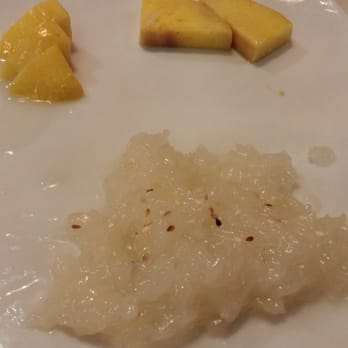 BKK Thai Kitchen - Mango sweet sticky rice (first time around) turned the mangoes and found brown rotten mango. - Thai Near Me - Carlsbad, California BKK Thai Kitchen - Mango sweet sticky rice (first time around) turned the mangoes and found brown rotten mango. - Thai Near Me - Carlsbad, California