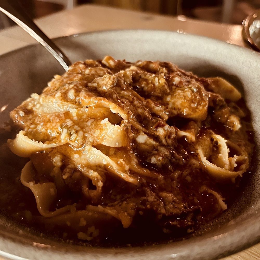 Amali - Tagliatelle w/ Oxtail Wagyu & parmigiano reggiano - Mediterranean Near Me - New York, New York