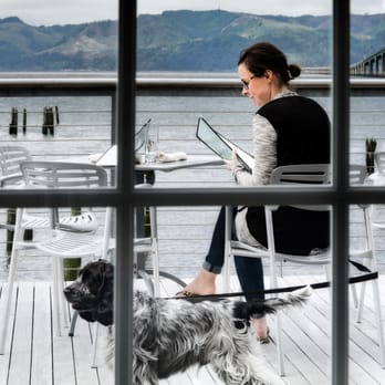 Bridgewater Bistro - The Perfect Date,  outside on the deck ! - New American Near Me - Astoria, Oregon